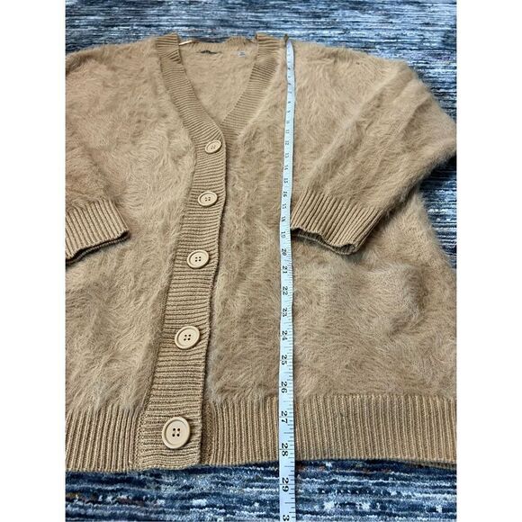 T Tahari oversized sweater cardigan eyelashes size S - Picture 7 of 10